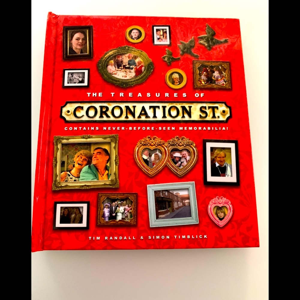 Coronation Street history memorabilia gift book.